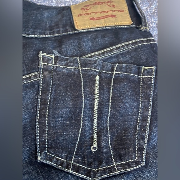 Dark Indigo Wide-Leg Flare Jeans - Picture 10 of 11